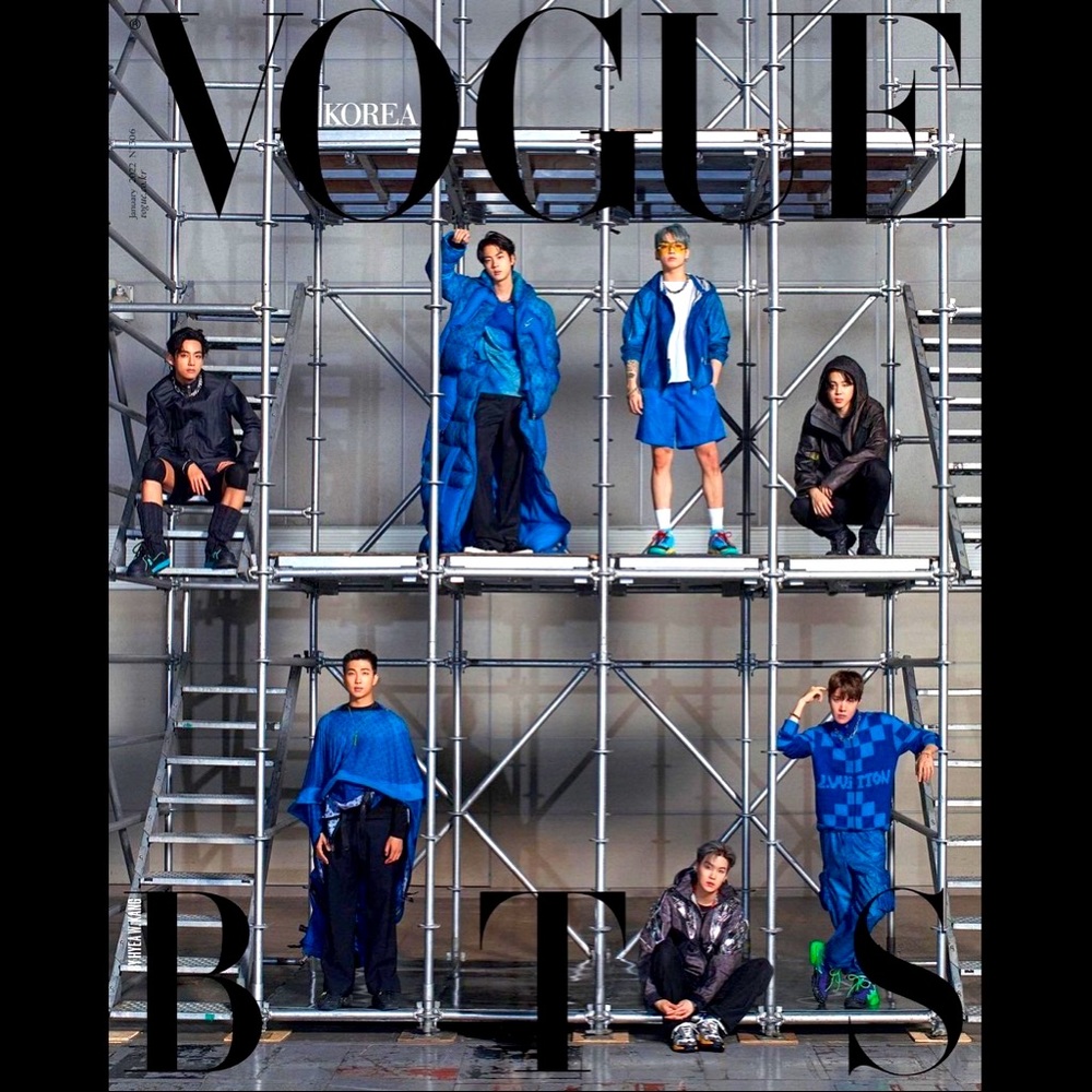 Bts X Vogue Version A Jan 2022 Issue - image 1